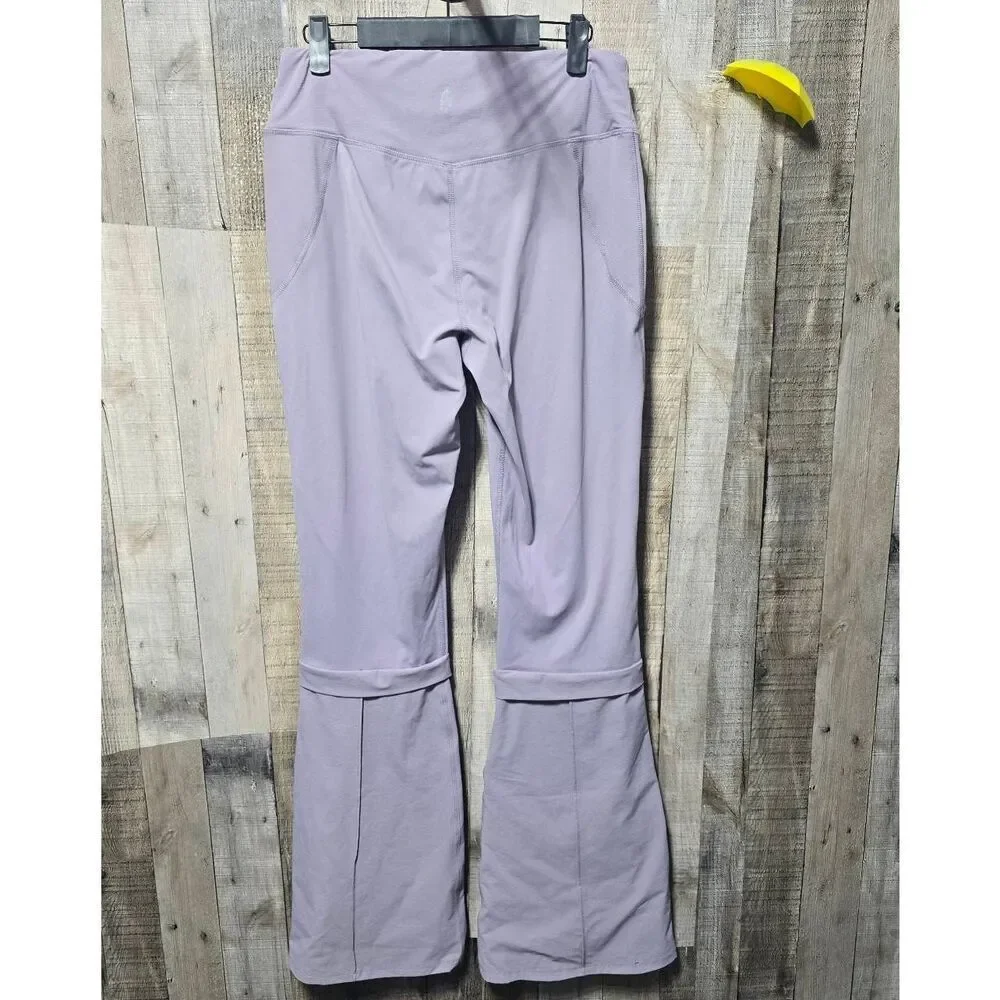 Free People FP Movement Alpine Hike Flare Leggings Elderberry Medium Outdoor
